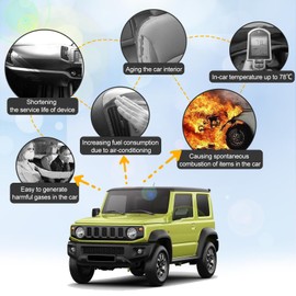 Coleya Windscreen Sun Protection Compatible with Suzuki Jimny JB64S JB74W 2018-2024, Jimny Windscreen Parasol, Suzuki Jimny Accessories Sun Visor, Foldable, UV Rays Protection