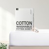 FreshCulture 100% Cotton Fitted Sheets Full Size, 300 Thread Count