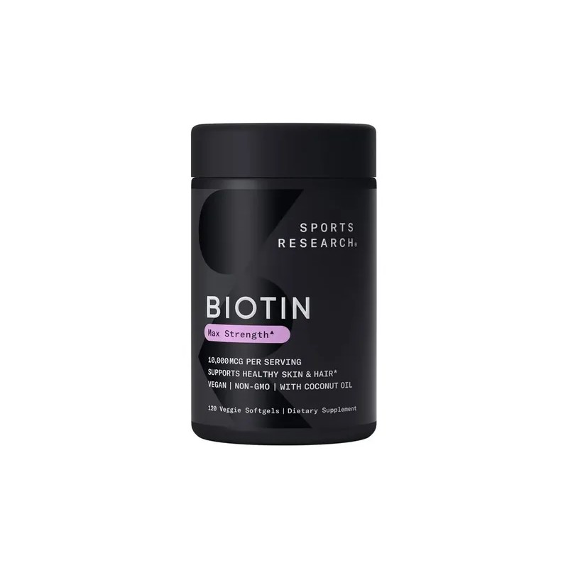 Biotina 10.000mcg X120 Caida Pelo Crecimiento Vitaminas