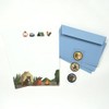 Greeting Life OKS-42 Okataoka Letter Set Active Blue