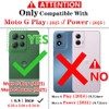 for Moto G Power 2025 Case: Moto G Play 2025