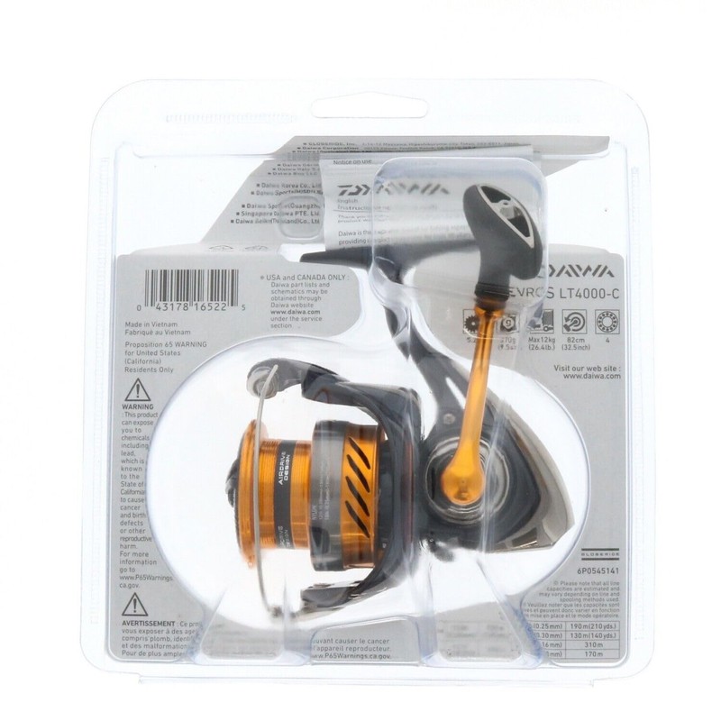 REVROS LT Spin Reel, 4BB + 1 (Clam Pack), 5.2
