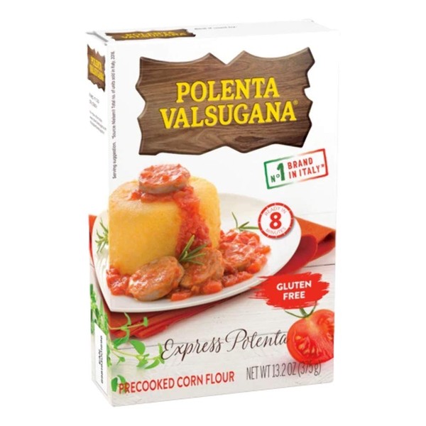 Valsugana Polenta precocido 14 oz (Paquete de 2)