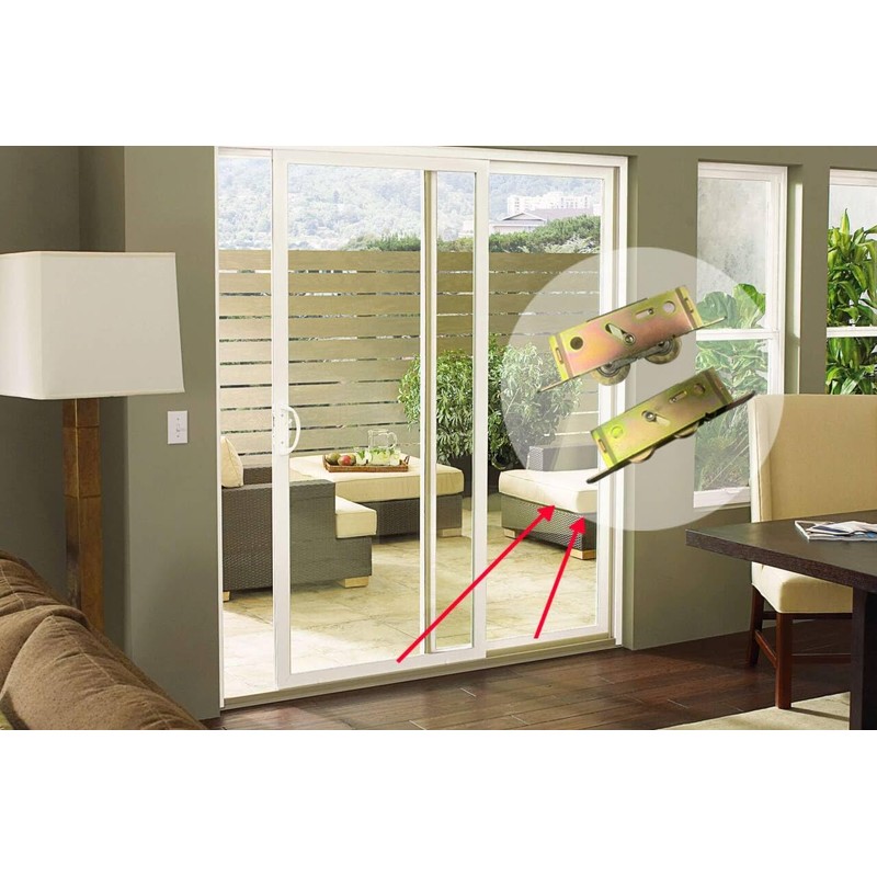 OEJHRCN Sliding Patio Door Tandem Roller Assembly,1-1/4 Inch Steel Ball
