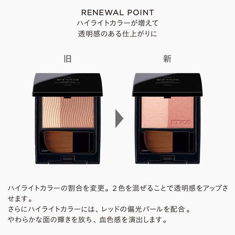 ETVOS Mineral Pressed Teak SPF20 PA++ #Copper Pink