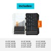 BLACK+DECKER BLACK + DECKER Drill Bit Set, 14-Piece (BDABO14SET)