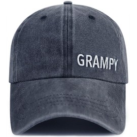 Funny Grandpa Birthday Gifts Hat, World Best Pop Pop Gifts Baseball Cap, Father Day Christmas Birthday for Papa Pawpaw Grandfather Poppy Dad Navy