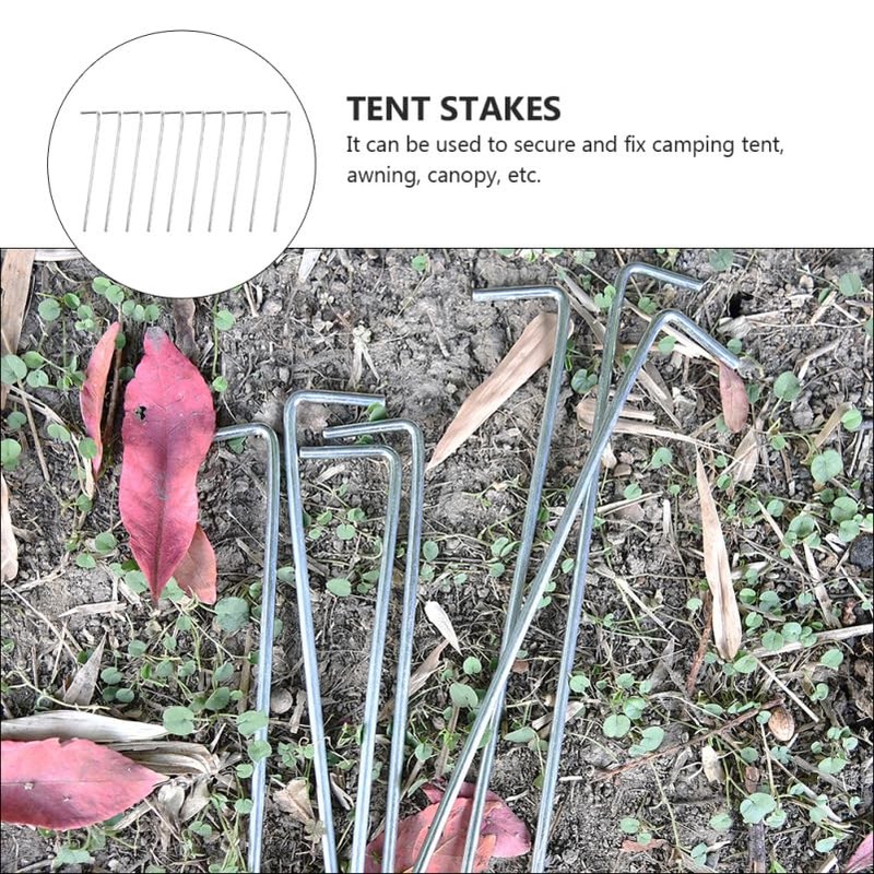 iplusmile 32-piece tent, peg, tent, ground fixture, L-shaped hook, peg,