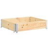 Benicabaly and Stackable Solid Pine Wood Pallet, 39.4" x 39.4",
