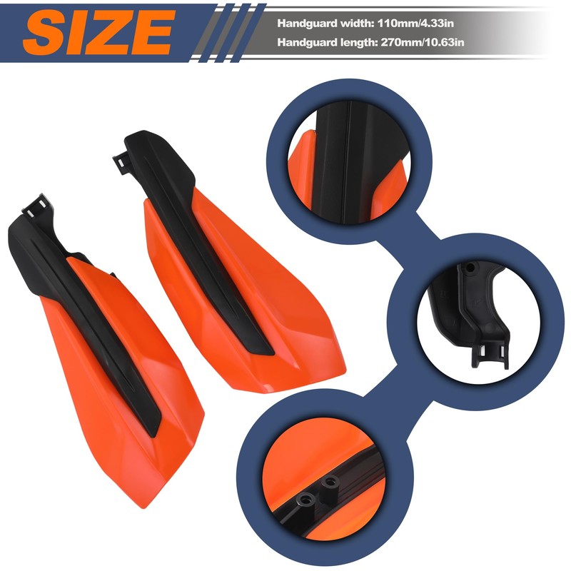 ABCERRSI Dirt Bike Handguards,Motorcycle Handle Protector Compatible with Universal EXC