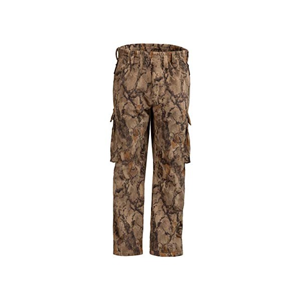 Natural Gear Winter-Ceptor Fleece Hunting Pants Men, Lightweight 6-Pocket Camo Hunting Pants, Made Double-Laminated, Water-Resistant Fleece (X-Large)