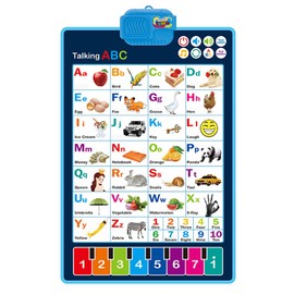 Interactive Alphabet Chart Preschool Educational Learning Toy Alphabet Wall Chart for Kids