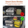 Xzenuo Car Luggage Net, Elastic Boot Net with 4 ABS