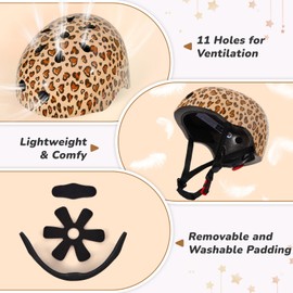 MHJY Kids Helmet for Age 8-14 Girls Bike Helmet Adjustable with DIY Cat Ears for Youth Skateboard Scooter Cycling Roller Skating