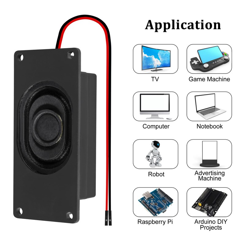 2Pcs Audio Speaker 5 Watt 8 Ohm Speaker 8ohm 5W