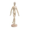 VOANZO 8 Inch Wooden Artist Doll Perfect for Home Decoration/Drawing