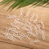 24pcs Clear Valance Clips, Window Blind Clips Replacement Clips Channel