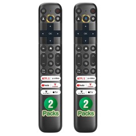 RIVIERA Voice Remote Control Replacement for TCL Google TV Q5/Q6/Q7/QM7/QM8/S3/S4 Series 4K UHD HDR LED QLED QD-Mini LED Full-HD Smart TVs, for Android Smart TV 2 Packs