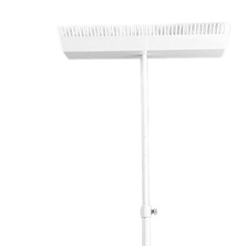 Milageto Hair Extension Stand Organizer for Salon Shop Compact Lightweight Wig Display Holder Rack for Braiding Weaving Straightening , White