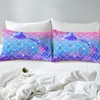 Erosebridal Mermaid Fish Scale Bedding Mermaid Tails for Girls Comforter