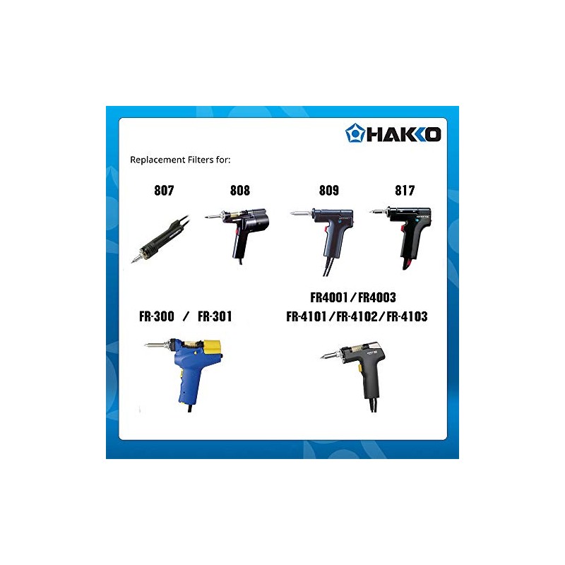 Hakko A5044 Ceramic Paper Filter L (Pack of 10) for