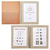Pipilo Press Blank Family Cookbook Recipe Binder - 6.5 x