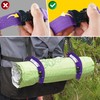 MELOTOUGH 4Pk 1" x 4ft Lashing Strap with Alligator Thumb