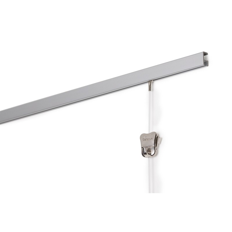 STAS picture hanging system: STAS minirail alu 200cm 78.75 inch