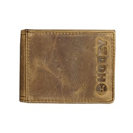HOOEY Bi-Fold Leather Men's Wallet (Hands-Up - Sunset Serape)