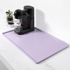 Rnivvi Silicone Coffee Mat, 12" x 19" Waterproof Raised Edge
