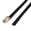 Jessica Simpson Women's Fashion Casual Belt, Black Snake, Large