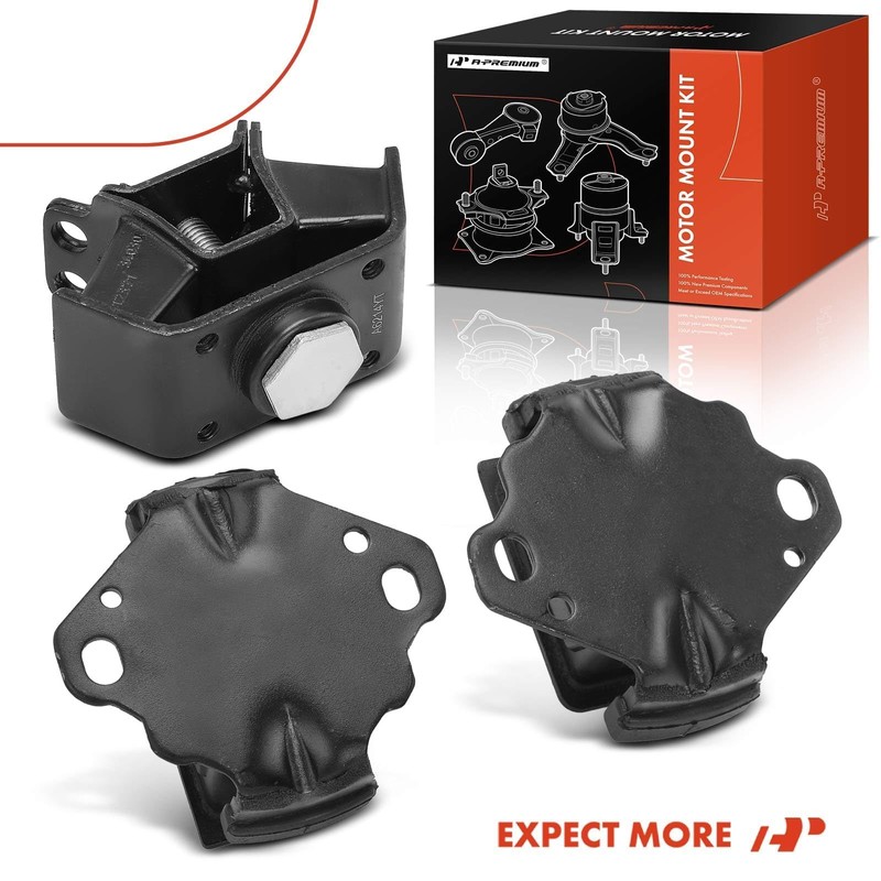 A-Premium 3PCS Engine Motor Mount and Transmission Mount Kit Compatible