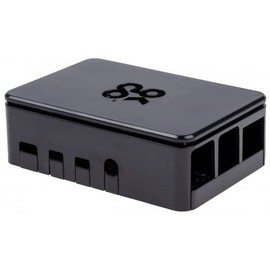Digitalrise Case for Raspberry Pi 4 Model B, Colour: Black