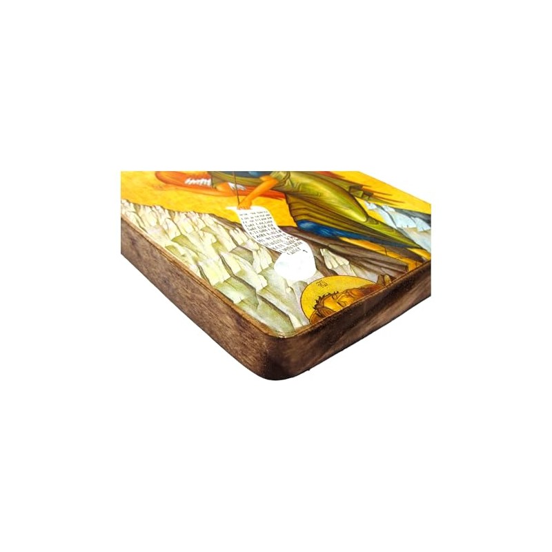 Icono de madera de San Juan Bautista, hecho a mano,