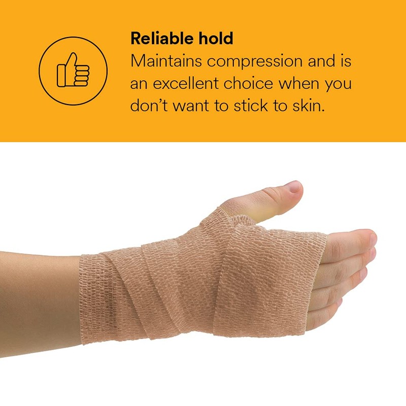 3M™ Coban™ NL Non-Latex Self-Adherent Wrap with Hand Tear, 2082,