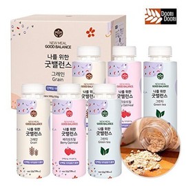 Easy Meal Meal Replacement Good Balance Oatmeal Easy Shake 50g / 간편한끼 식사대용식 굿밸런스 오트밀 간편쉐이크 50gX6개 오트밀 시리얼 단 굿밸런스(그레인+베리) 50g x 6개