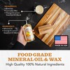 CLARK'S Food Grade Mineral Oil (12oz) and Carnauba Wax (6oz)
