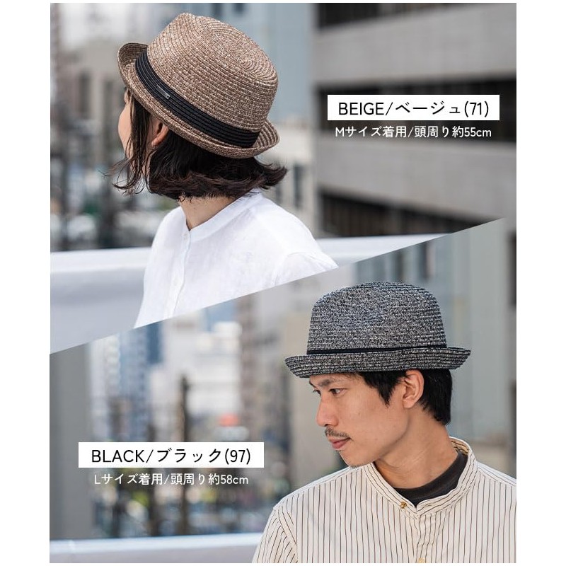 [ナコタ] Home Wash Short Mannish ホームウォッシュショートマニッシュ 麦わら メンズ レディース uv