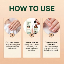 2pcs 7 Days Nail Repair, Nail Serum & Cuticle Care Oil,