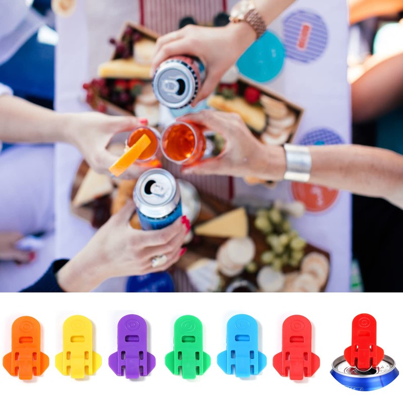 Manual Easy Can Opener, 3 Pack Colorful Soda Beer Can