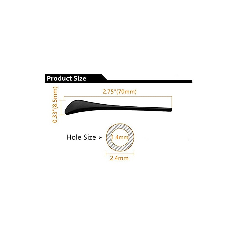 BEHLINE Sunglass Temple Tips,Replacement Ear SockTips Retainer,Eyeglasses Piece Tube Sleeve