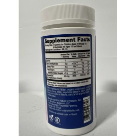 Natural Vitality CALM Magnesium Supplemen Raspberry Lemon Flavor 60 Gummies 150g