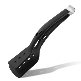 2 in 1 Grip and Flip Spatula Tongs, Egg Flipper Turning Fried Grip Flip Tongs, Fish French Toast Omelet Making, for Home Kitchen BBQ Cooking Tool