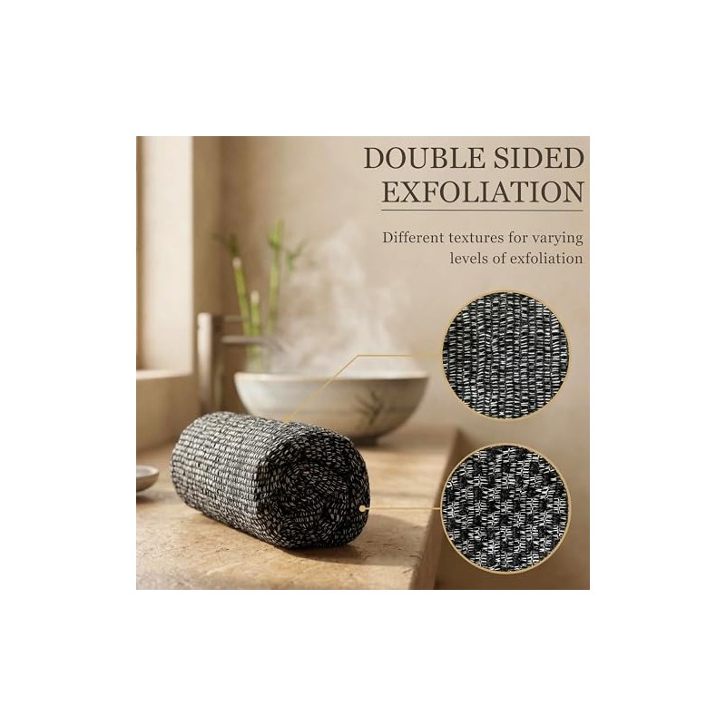 Paquete Toallas Japonesas Toalla Exfoliante Doble Cara Cepillo Espalda Ducha