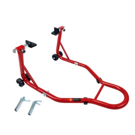 Dithoko Motorcycle Stand, 850LB Sport Bike Rear Wheel Lift Swingarm Paddock Stands Red, U+L