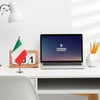 Italy Desk Flag Italian Small Mini Table Flags Decorations(Italy)