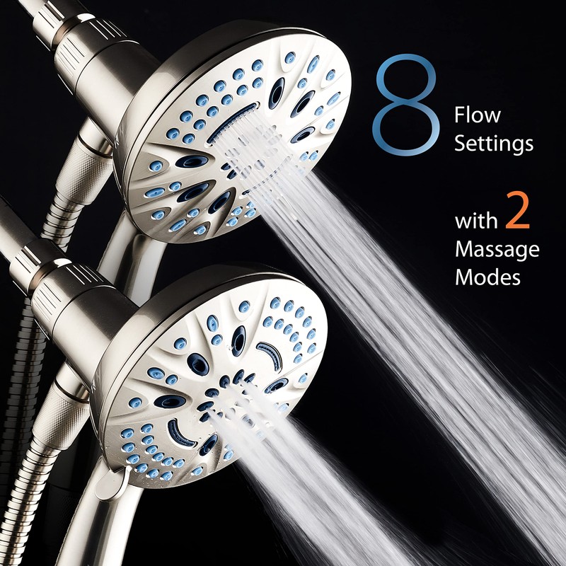 AquaCare Magneton High-Pressure 8-mode Handheld Shower Head with Magnetic Guidance