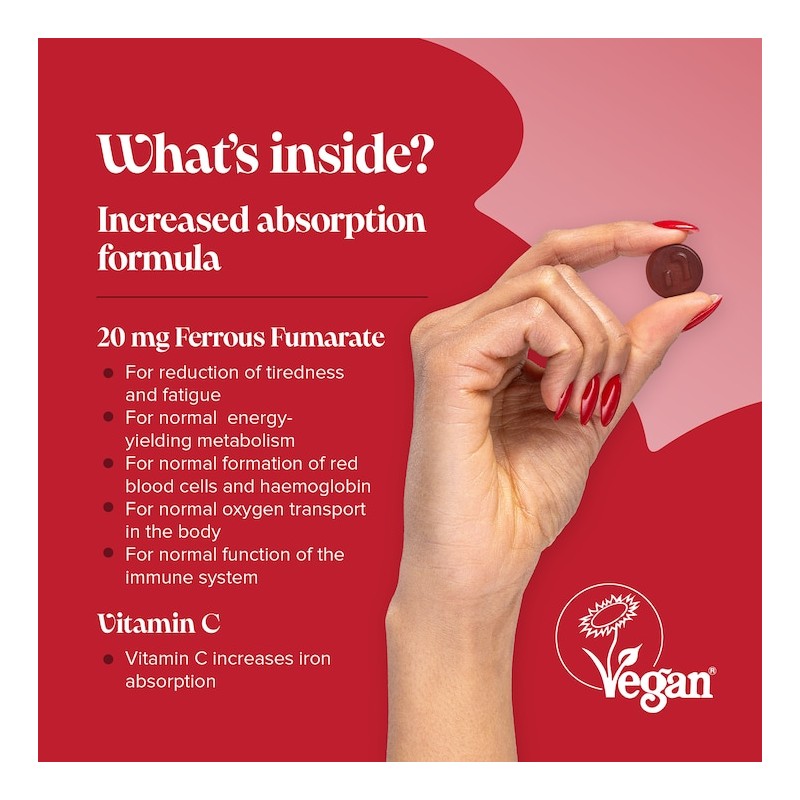 Novomins Iron Sugar-Free 60 Gummies 30 Days Supply