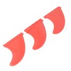 3Pcs Surfboard Fins PVC Thruster Fins Surfing Board Accessories for