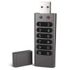 Secure USB Drive, 32GB Encrypted USB Flash Drive Hardware Password